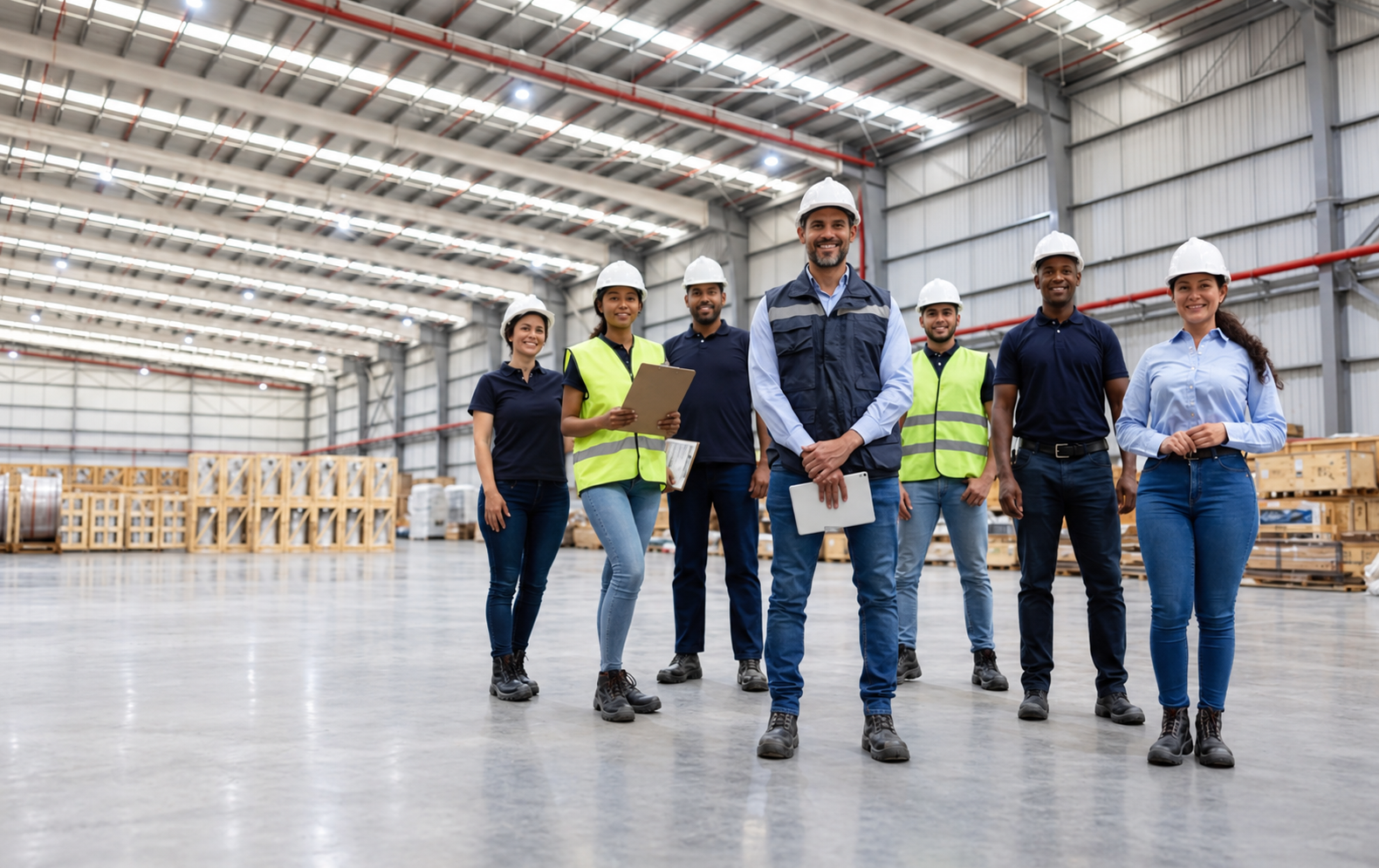 Warehouse Team Portrait